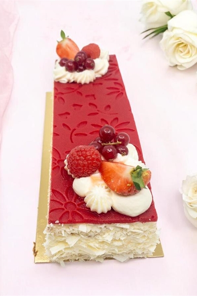 Valentijn slagroom cake