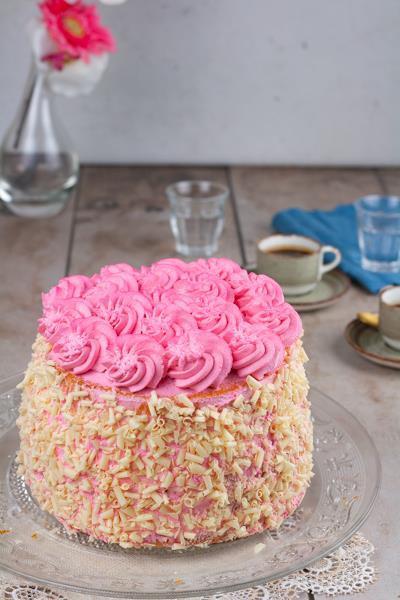 Smash cake roze