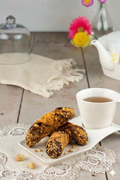 Cannoli Croccante Cioccolato