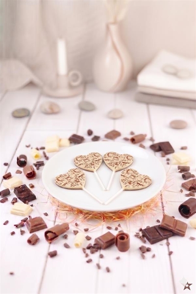Choco lolly hartje